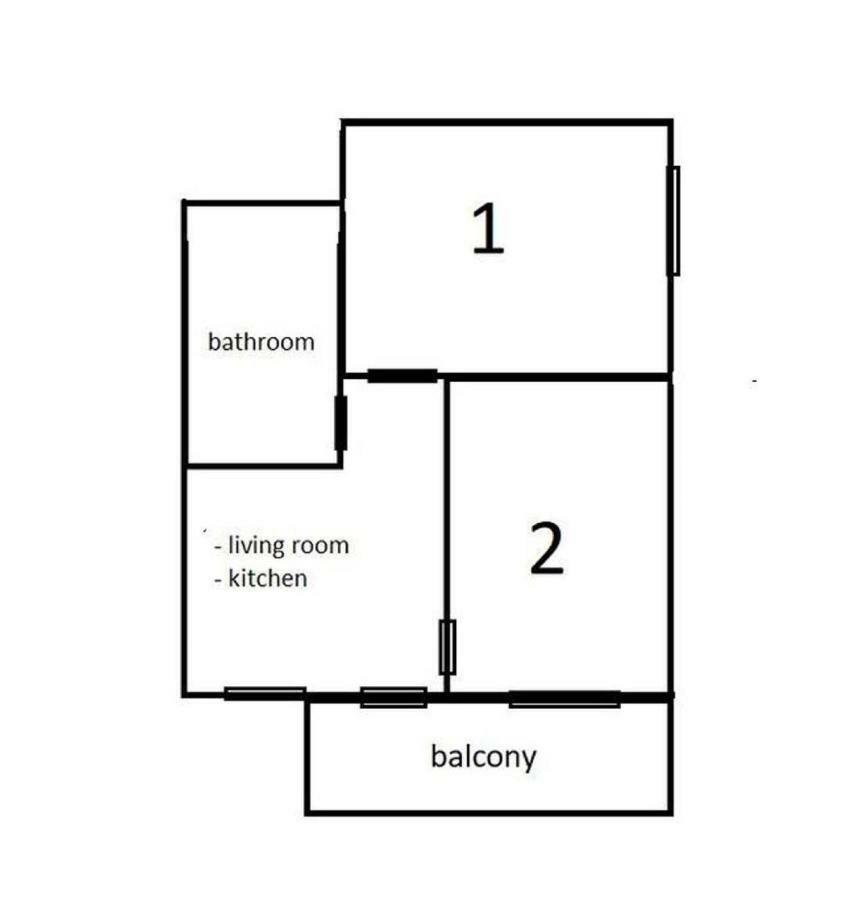Apartment Rosa 1 罗维尼 外观 照片
